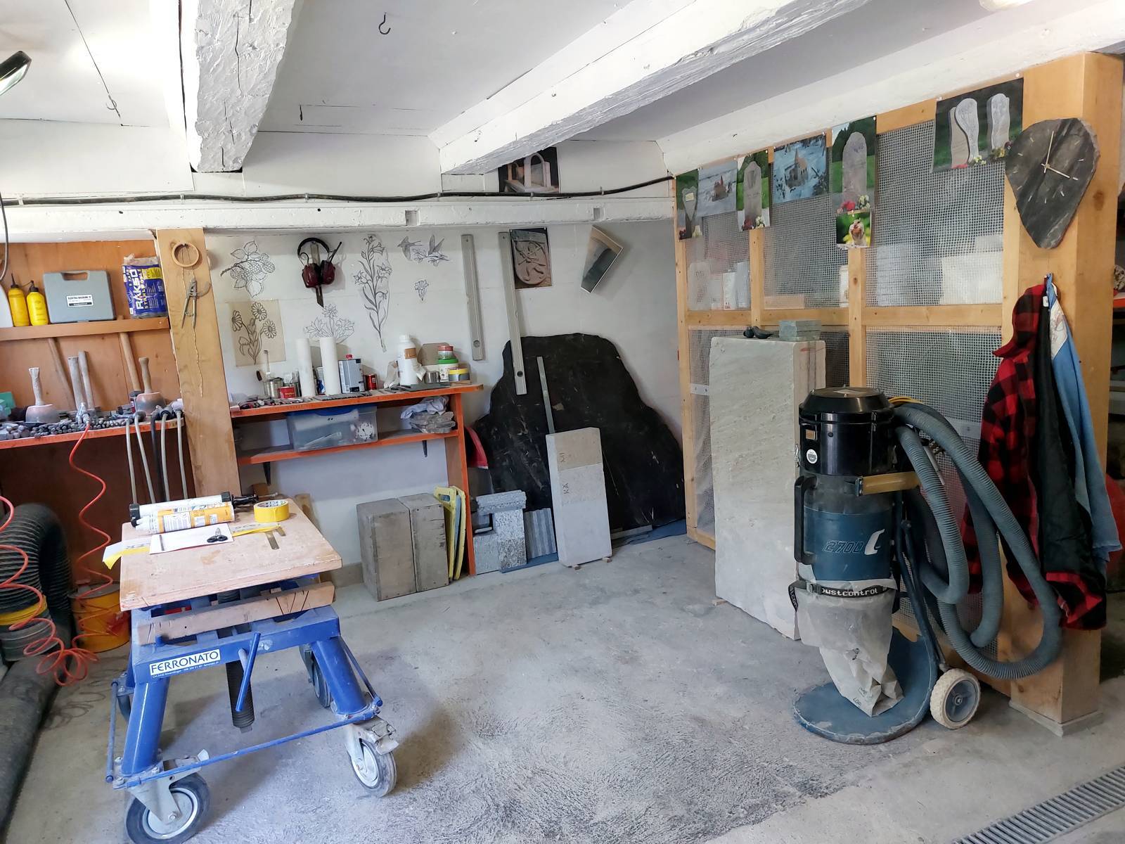 Werkstatt Innenansicht